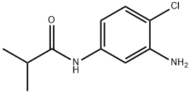 N-(3-アミノ-4-クロロフェニル)-2-メチルプロパンアミド 化学構造式