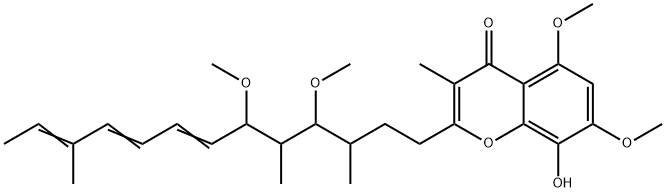 标桩菌素,91682-96-1,结构式