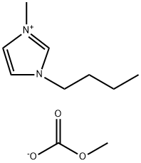 BMIM  MeOCO2 化学構造式
