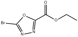 ethyl 5-bromo-1,3,4-oxadiazole-2-carboxylate Struktur