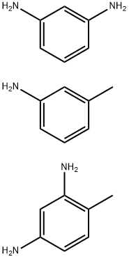 1,3-Benzenediamine, 4-methyl-, coupled with diazotized 4-methyl-1,3-benzenediamine, diazotized m-phenylenediamine, diazotized m-toluidine, m-phenylenediamine and m-toluidine Structure