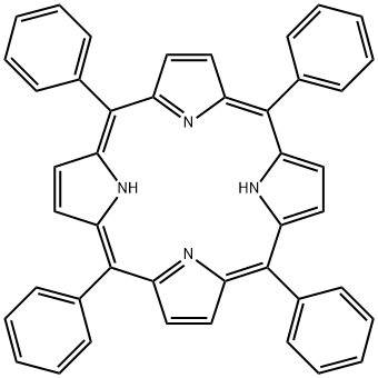 四苯基卟啉,917-23-7,结构式