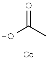 トリス酢酸コバルト(III) 化学構造式