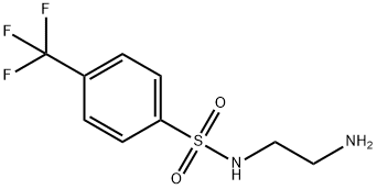 BenzenesulfonaMide, N-(2-aMinoethyl)-4-(trifluoroMethyl)- Structure
