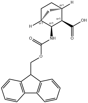 FMOC-3-ENDO-AMINOBICYCLO[2.2.1]HEPTANE-2-ENDO-CARBOXYLIC ACID Structure