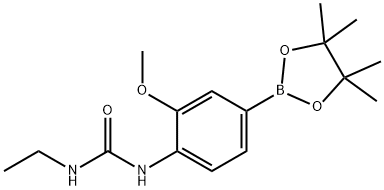 4-(3-ETHYLUREIDO)-3-METHOXYPHENYLBORONIC ACID, PINACOL ESTER price.