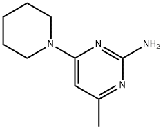 2-氨基-4-哌啶基-6-甲基嘧啶, 91717-22-5, 结构式