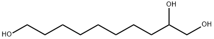 1,2,10-DECANETRIOL Structure