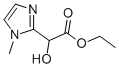 2-羟基-2-(1-甲基-1H-咪唑-2-基)乙酸乙酯 结构式