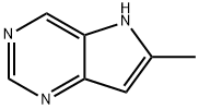 5H-Pyrrolo[3,2-d]pyrimidine, 6-methyl- (7CI) Structure