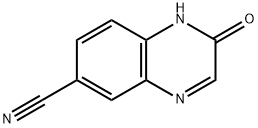 6-Quinoxalinecarbonitrile,  1,2-dihydro-2-oxo- Structure