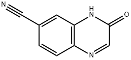 6-Quinoxalinecarbonitrile,  3,4-dihydro-3-oxo- Structure