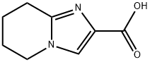 Imidazo[1,2-a]pyridine-2-carboxylic acid, 5,6,7,8-tetrahydro- Struktur