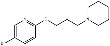 5-bromo-2-(3-piperidin-1-yl-propoxy)-pyridine,917473-34-8,结构式