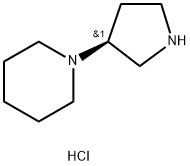 (S)-1-(ピロリジン-3-イル)ピペリジン二塩酸塩 化学構造式