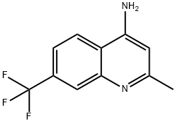 4-AMINO-2-METHYL-7-(TRIFLUOROMETHYL)QUINOLINE Struktur