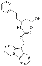 3-(9 H-FLUOREN-9-YLMETHOXYCARBONYLAMINO)-5-PHENYL-PENTANOIC ACID 结构式