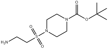 4-[(2-AMINOETHYL)SULFONYL]-1-BOC-PIPERAZINE Struktur