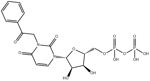 3-(2-OXO-2-PHENYLETHYL)-URIDINE-5'-DIPHOSPHATE DISODIUM SALT Struktur