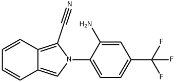 2-(2-AMINO-4-(TRIFLUOROMETHYL)PHENYL)-2H-ISOINDOLE-1-CARBONITRILE|