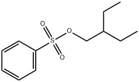 Benzenesulfonic acid, 2-ethylbutyl ester Struktur