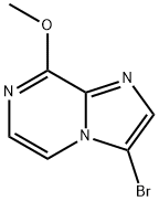 3-溴-8-甲氧基咪唑并[1,2-A]吡嗪 结构式