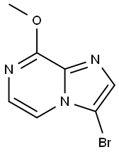 3-溴-8-甲氧基咪唑并[1,2-A]吡嗪, 91775-62-1, 结构式