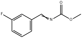 Carbamic  acid,  N-[(3-fluorophenyl)methylene]-,  methyl  ester Structure