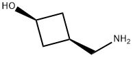 Cyclobutanol, 3-(aminomethyl)-, cis- Structure