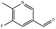 5-FLUORO-6-METHYLNICOTINALDEHYDE Structure
