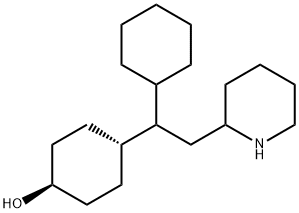 trans-Hydroxy Perhexiline(Mixture of Diastereomers) Structure