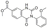 METHYL 3-(2-METHOXYPHENYL)-2,4-DIOXO-1,2,3,4-TETRAHYDROQUINAZOLINE-7-CARBOXYLATE Struktur