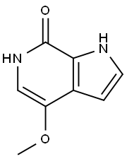 7-Hydroxy-4-methoxy-6-azaindole Structure