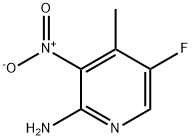 2-AMINO-5-FLUORO-3-NITRO-4-PICOLINE Struktur