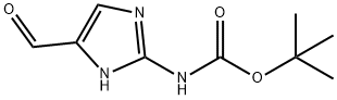 5 - 甲酰基-1H -咪唑-氨基甲酸叔丁基酯, 917919-51-8, 结构式