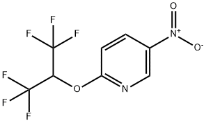 5-nitro-2-(2,2,2-trifluoro-1-trifluoromethylethoxy)pyridine Structure