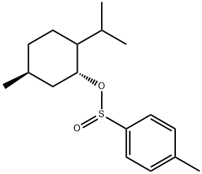 (R)-p-トルエンスルフィン酸(1S,2R,5S)-(+)-メンチル 化学構造式