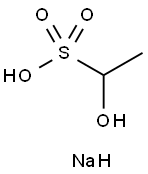 1-ヒドロキシエタンスルホン酸ナトリウム 化学構造式
