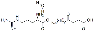 Argininosuccinic  acid  hydrate  disodium  salt Structure