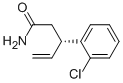 (S)-3-(2-CHLOROPHENYL)PENT-4-ENAMIDE Struktur