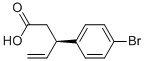 (R)-3-(4-BROMOPHENYL)PENT-4-ENOIC ACID Struktur