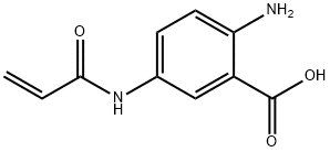 Benzoic acid, 5-acrylamido-2-amino- (7CI) Structure