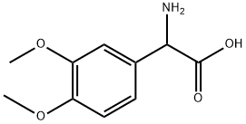 AMINO-(3,4-DIMETHOXY-PHENYL)-ACETIC ACID Struktur