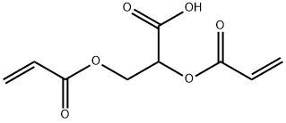 alpha,beta-Diacryloxypropionic acid Structure