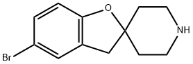 Spiro[benzofuran-2(3H),4'-piperidine], 5-broMo- Structure