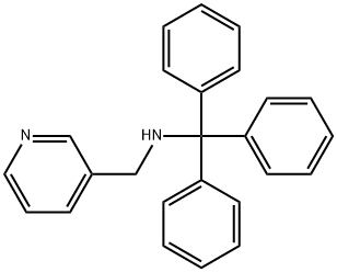 (3-Triphenylmethylaminomethyl)pyridine Structure