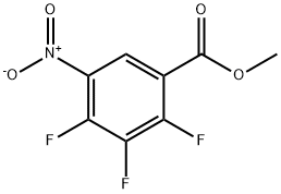 2,3,4-三氟-5-硝基苯甲酸甲酯, 918321-24-1, 结构式
