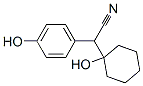 4-Hydroxy-α-(1-hydroxycyclohexyl)benzeneacetonitrile 化学構造式