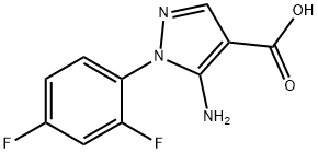 1H-Pyrazole-4-carboxylic acid, 5-amino-1-(2,4-difluorophenyl)-|5-氨基-1-(2,4-二氟苯基)-1H-吡唑-4-羧酸