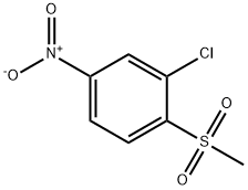 3-氯-4-甲砜基硝基苯 结构式